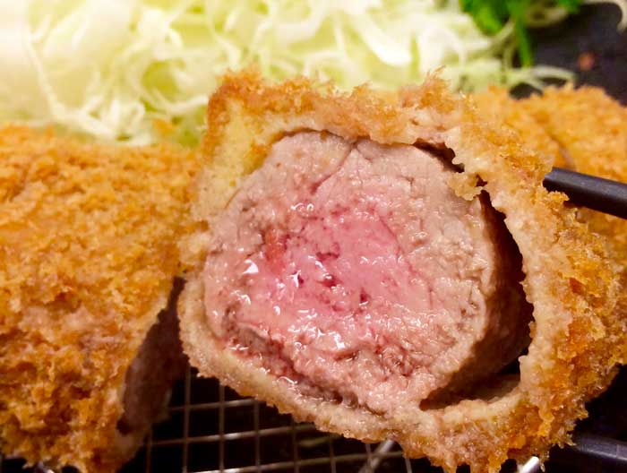 ヒレカツ断面